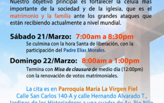 Retiro restaura tu matrimonio marzo 21 y 22